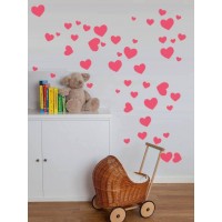 Various size Heart Love Wall Stickers Kid Decal Art Nursery Bedroom Vinyl Decals   182493071216